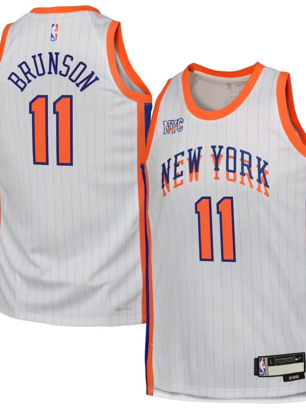 2024-25 New York Knicks Jalen Brunson City Edition Jersey